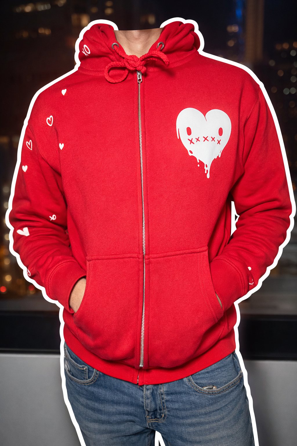 Rizo “I Love You More Than Art” Zip-Up Hoodie — Preorder