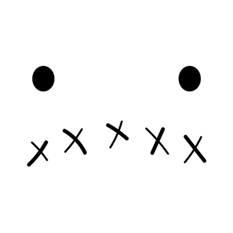 Early simplified Rizo face design